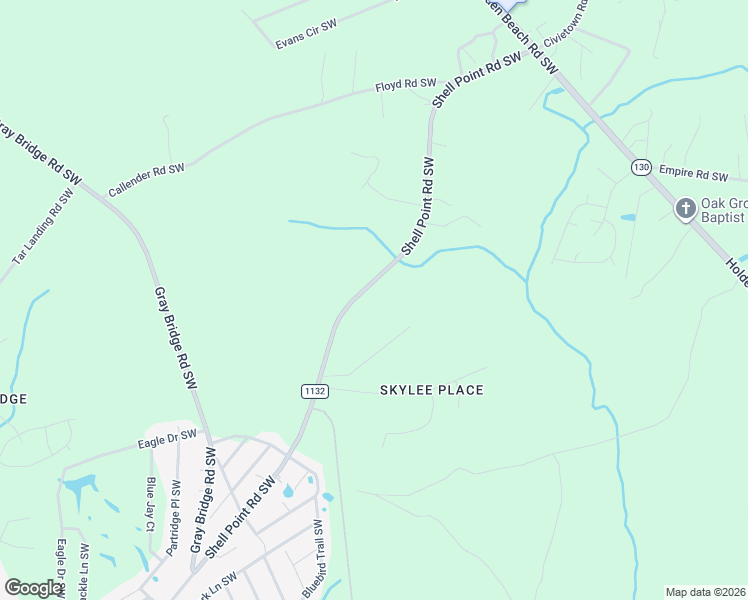 map of restaurants, bars, coffee shops, grocery stores, and more near 2509 Shell Point Road in Shallotte