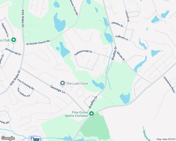 map of restaurants, bars, coffee shops, grocery stores, and more near 608 Hallsborough Drive in West Columbia
