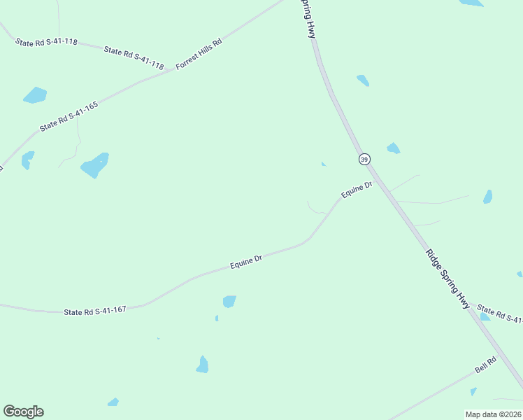 map of restaurants, bars, coffee shops, grocery stores, and more near 188 Equine Drive in Saluda