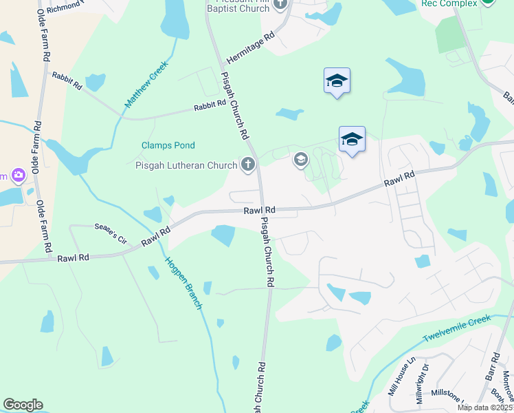 map of restaurants, bars, coffee shops, grocery stores, and more near 50 Crescent Moon Court in Lexington