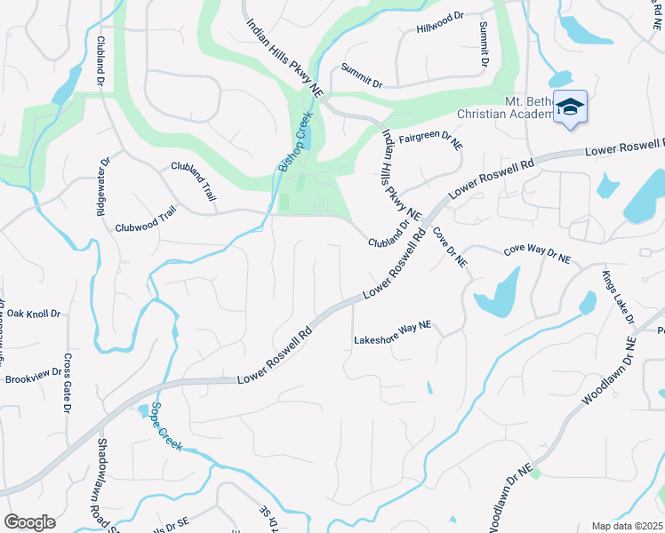 map of restaurants, bars, coffee shops, grocery stores, and more near 343 Woodstone Drive in Marietta