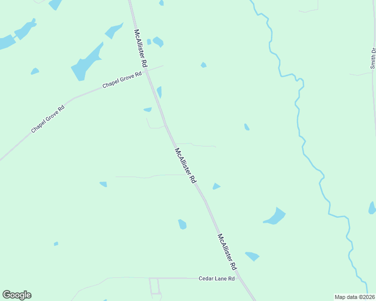 map of restaurants, bars, coffee shops, grocery stores, and more near 25550-28088 McAllister Road in Okolona