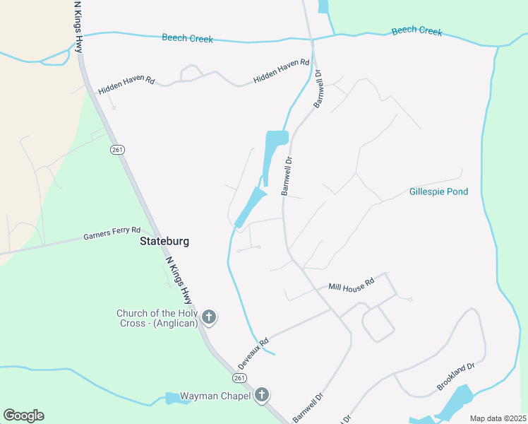 map of restaurants, bars, coffee shops, grocery stores, and more near 6540 Stateburg Hills Drive in Sumter