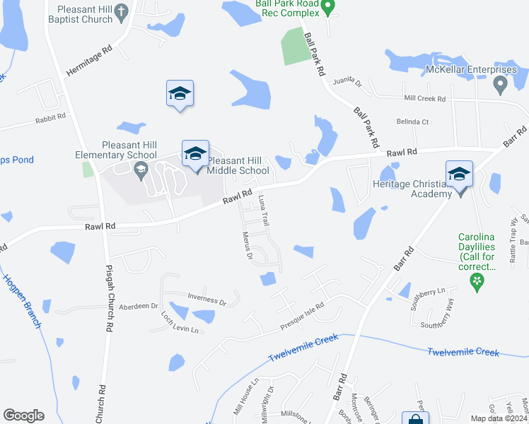 map of restaurants, bars, coffee shops, grocery stores, and more near 131 Luna Trail in Lexington