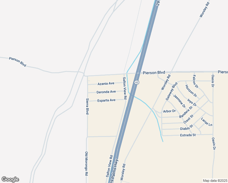 map of restaurants, bars, coffee shops, grocery stores, and more near Deronda Avenue in Riverside County