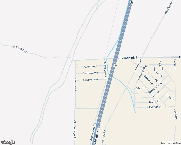 map of restaurants, bars, coffee shops, grocery stores, and more near Deronda Avenue in Riverside County