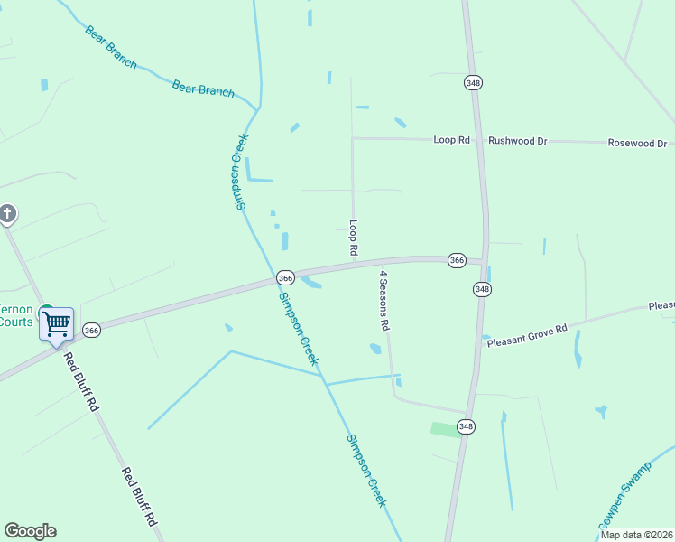 map of restaurants, bars, coffee shops, grocery stores, and more near 2801 South Carolina 366 in Loris