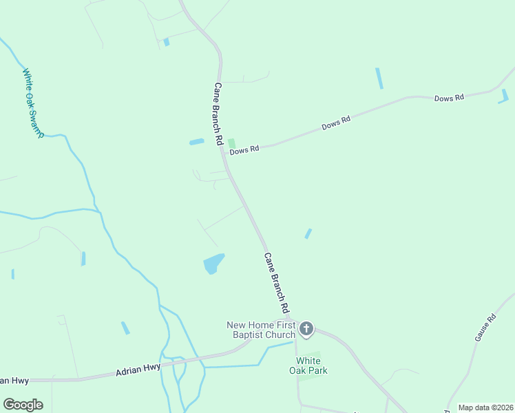 map of restaurants, bars, coffee shops, grocery stores, and more near 2476-2624 Cane Branch Road in Loris