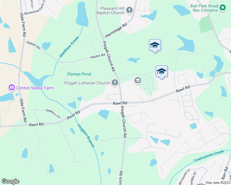 map of restaurants, bars, coffee shops, grocery stores, and more near 14 Tall Palmetto Lane in Lexington