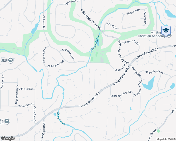 map of restaurants, bars, coffee shops, grocery stores, and more near 460 Summit Club Drive in Marietta