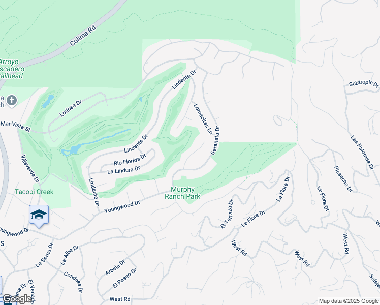 map of restaurants, bars, coffee shops, grocery stores, and more near 16141 Castile Drive in Whittier