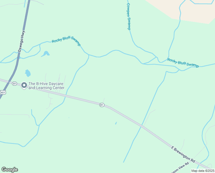 map of restaurants, bars, coffee shops, grocery stores, and more near 1365 E Brewington Rd in Sumter