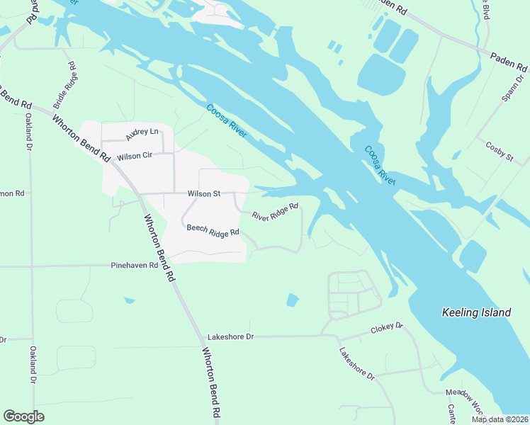 map of restaurants, bars, coffee shops, grocery stores, and more near 153 River Ridge Road in Gadsden