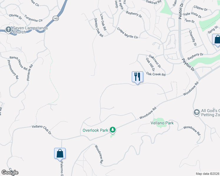 map of restaurants, bars, coffee shops, grocery stores, and more near 2875 Venezia Terrace in Chino Hills