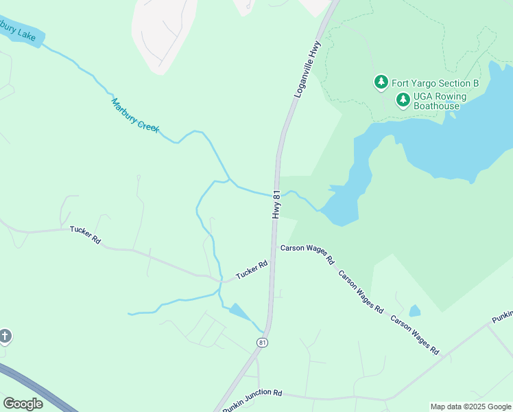 map of restaurants, bars, coffee shops, grocery stores, and more near 683 Loganville Highway in Winder