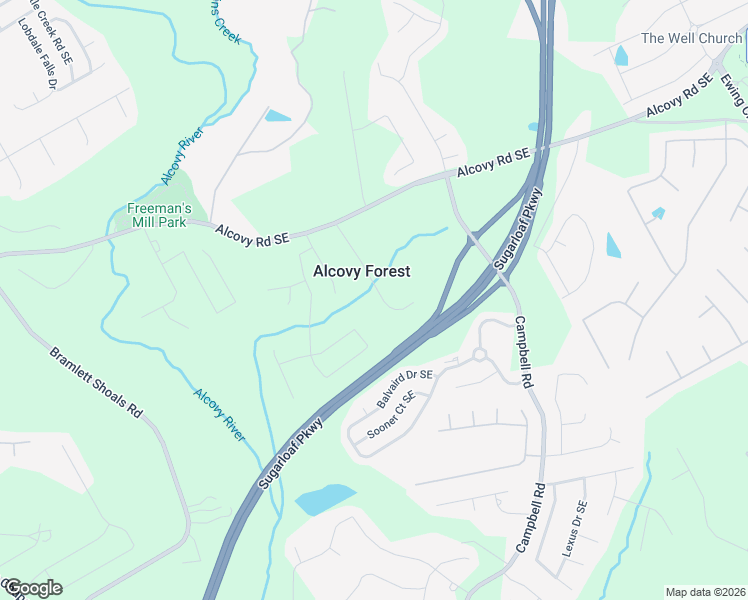 map of restaurants, bars, coffee shops, grocery stores, and more near 667 Alcovy Forest Drive in Lawrenceville