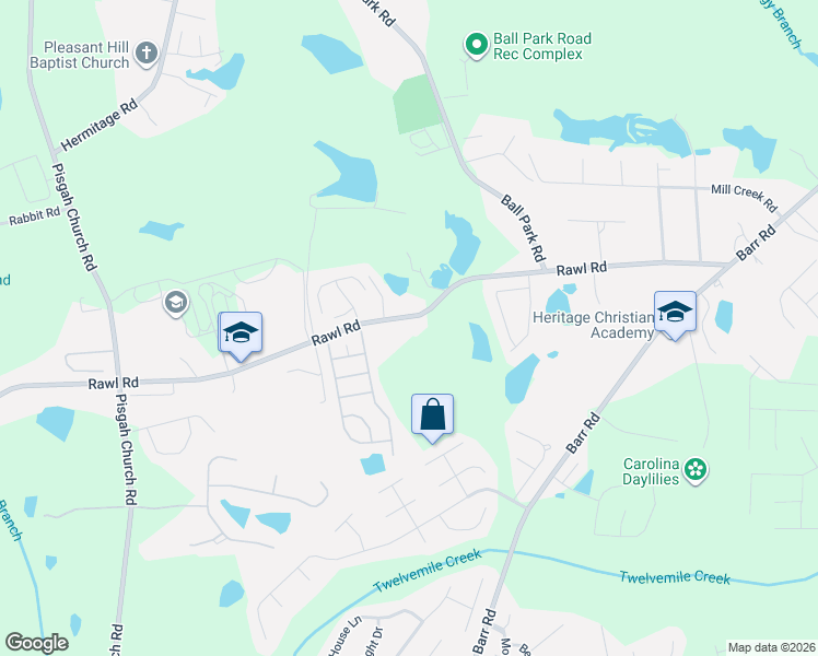 map of restaurants, bars, coffee shops, grocery stores, and more near 567 Rawl Road in Lexington