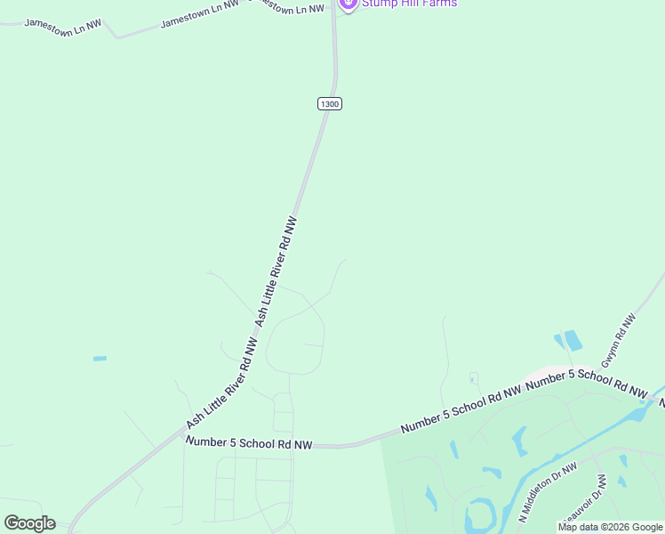 map of restaurants, bars, coffee shops, grocery stores, and more near 1830 Ash Little River Road Northwest in Ash