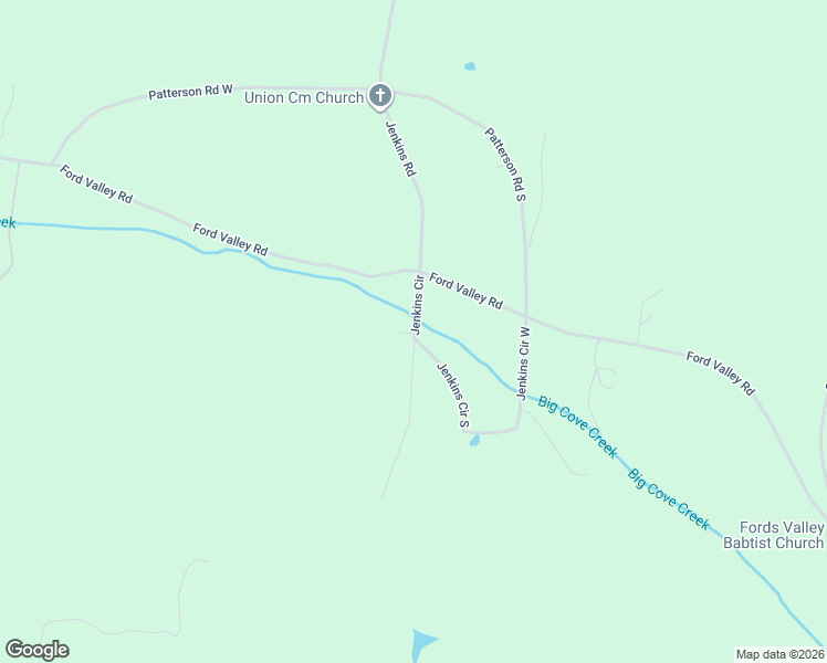 map of restaurants, bars, coffee shops, grocery stores, and more near 5492 Jenkins Circle in Gadsden