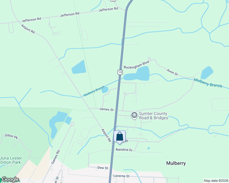 map of restaurants, bars, coffee shops, grocery stores, and more near 1350 North Main Street in Sumter