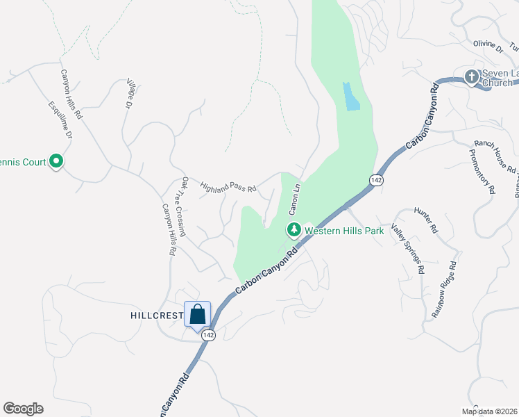 map of restaurants, bars, coffee shops, grocery stores, and more near 16132 Greens Court in Chino Hills