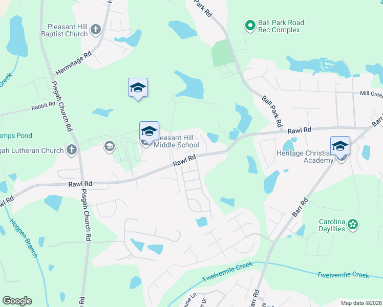 map of restaurants, bars, coffee shops, grocery stores, and more near 108 Luna Trail in Lexington