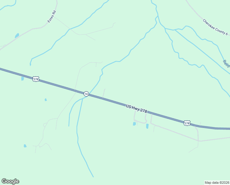 map of restaurants, bars, coffee shops, grocery stores, and more near 7430 U.S. 278 in Piedmont