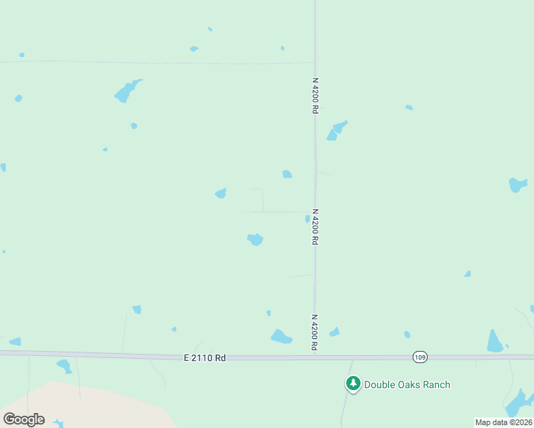 map of restaurants, bars, coffee shops, grocery stores, and more near 2170 East 2105 Road in Hugo