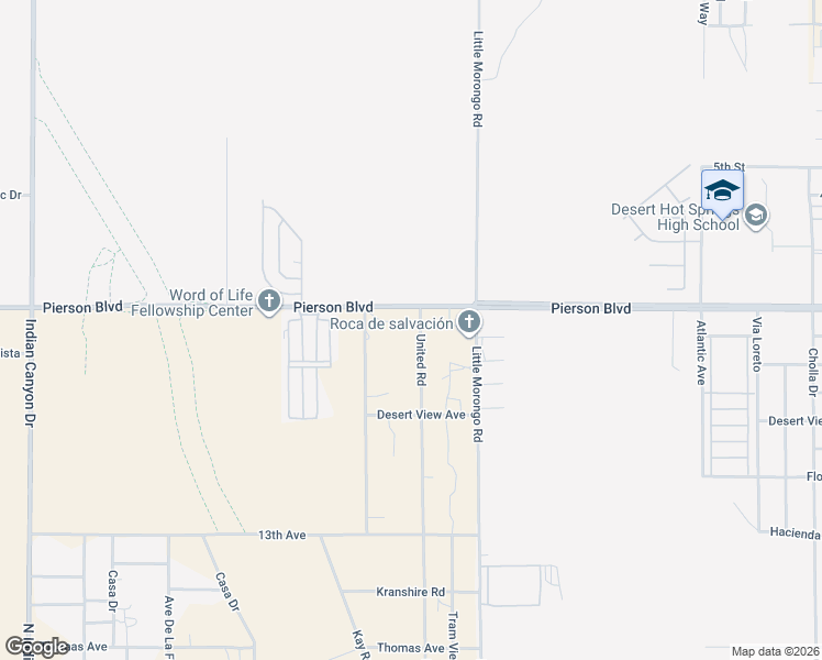 map of restaurants, bars, coffee shops, grocery stores, and more near in Desert Hot Springs