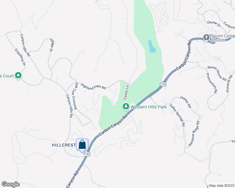 map of restaurants, bars, coffee shops, grocery stores, and more near 16127 Greens Court in Chino Hills