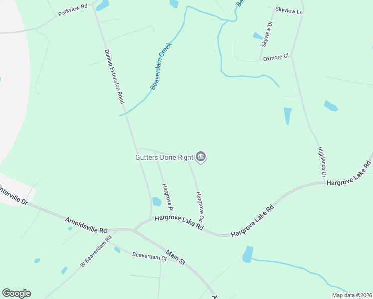 map of restaurants, bars, coffee shops, grocery stores, and more near 200 Hargrove Circle in Winterville