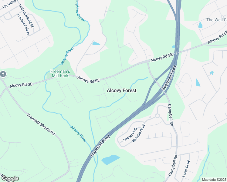 map of restaurants, bars, coffee shops, grocery stores, and more near 688 Saffron Boulevard in Lawrenceville