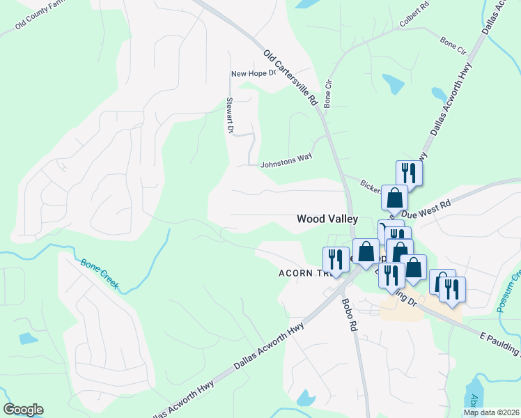 map of restaurants, bars, coffee shops, grocery stores, and more near 326 Mona Place in Dallas
