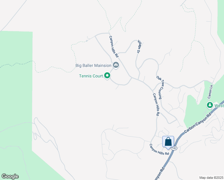map of restaurants, bars, coffee shops, grocery stores, and more near 16024 Esquilime Drive in Chino Hills