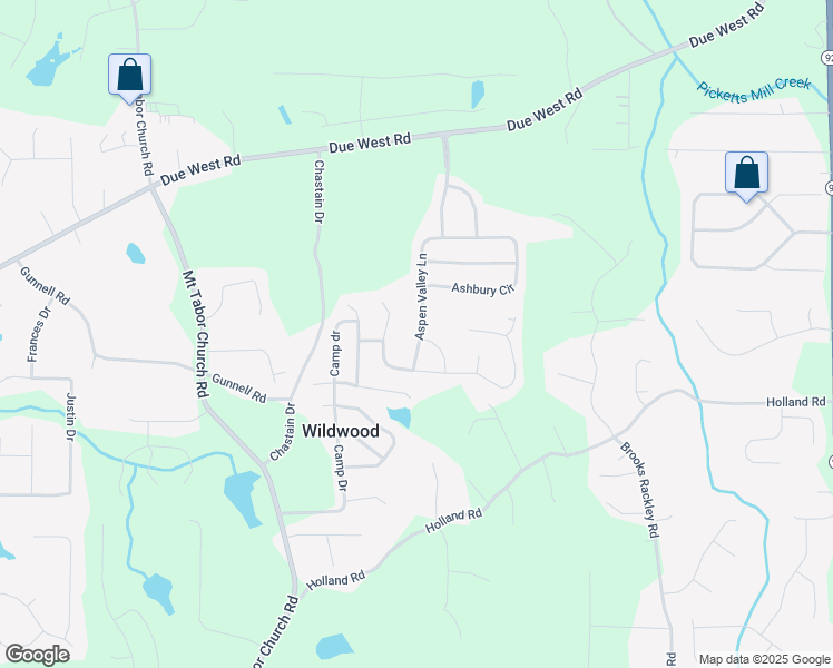 map of restaurants, bars, coffee shops, grocery stores, and more near 244 Aspen Valley Lane in Dallas