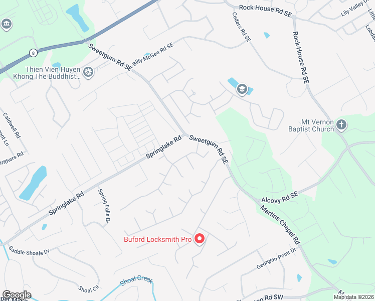 map of restaurants, bars, coffee shops, grocery stores, and more near 440 Dunagan Drive in Lawrenceville