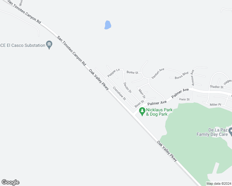 map of restaurants, bars, coffee shops, grocery stores, and more near 34395 Crenshaw Street in Beaumont
