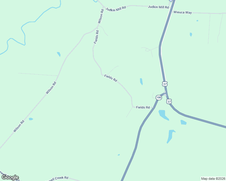 map of restaurants, bars, coffee shops, grocery stores, and more near 390 Fields Road in Cedartown