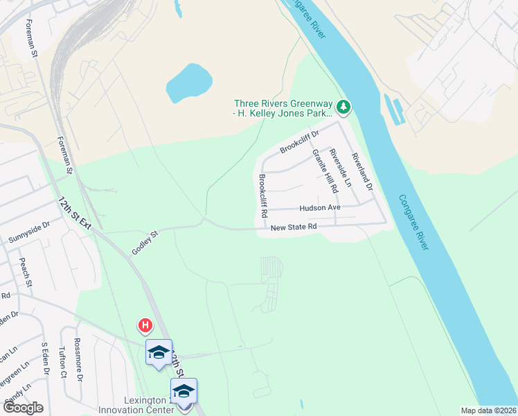 map of restaurants, bars, coffee shops, grocery stores, and more near 2714 Brookcliff Road in Cayce