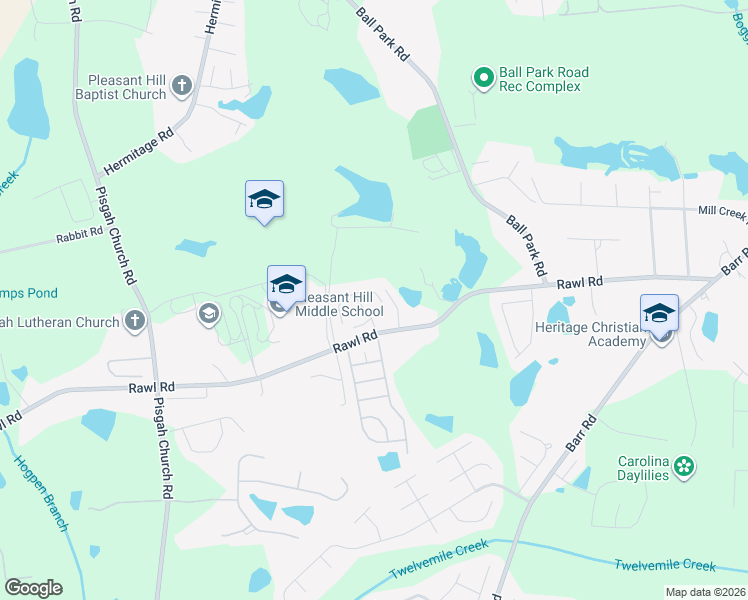 map of restaurants, bars, coffee shops, grocery stores, and more near 138 Jeremiah Road in Lexington