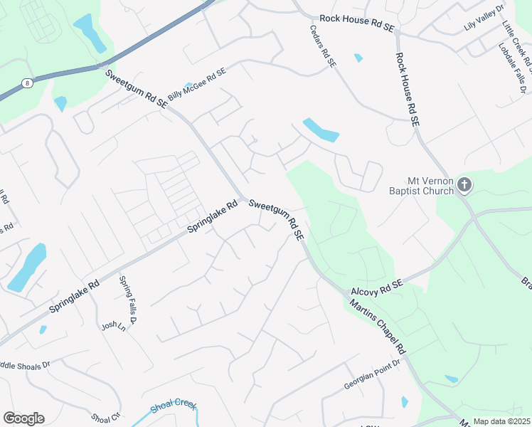 map of restaurants, bars, coffee shops, grocery stores, and more near 550 Dunagan Drive in Lawrenceville