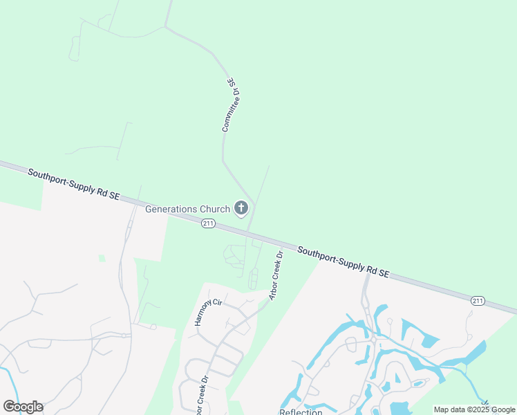 map of restaurants, bars, coffee shops, grocery stores, and more near 4002 Executive Park Boulevard Southeast in Southport