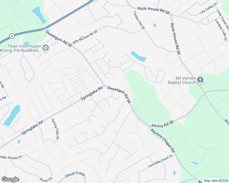 map of restaurants, bars, coffee shops, grocery stores, and more near 921 Dunagan Way in Lawrenceville