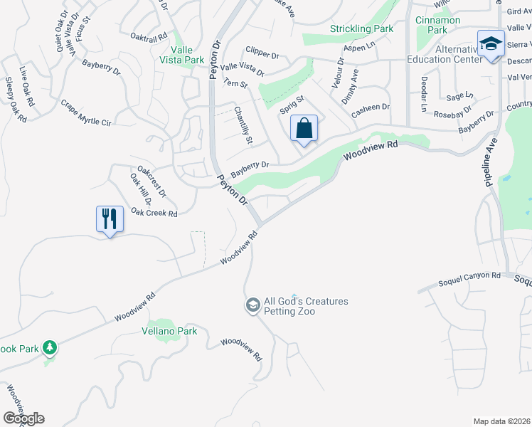map of restaurants, bars, coffee shops, grocery stores, and more near 16036 Branle Court in Chino Hills
