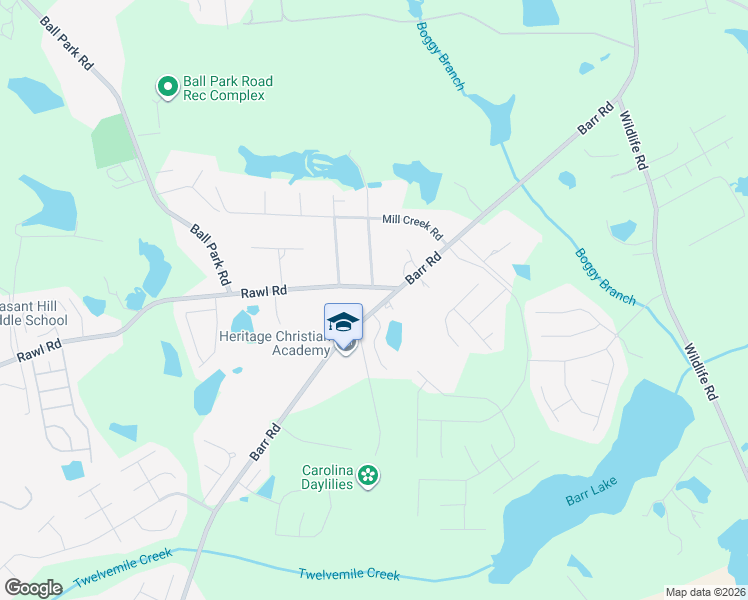 map of restaurants, bars, coffee shops, grocery stores, and more near 614 Barr Road in Lexington