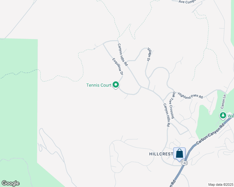 map of restaurants, bars, coffee shops, grocery stores, and more near 16024 Esquilime Drive in Chino Hills
