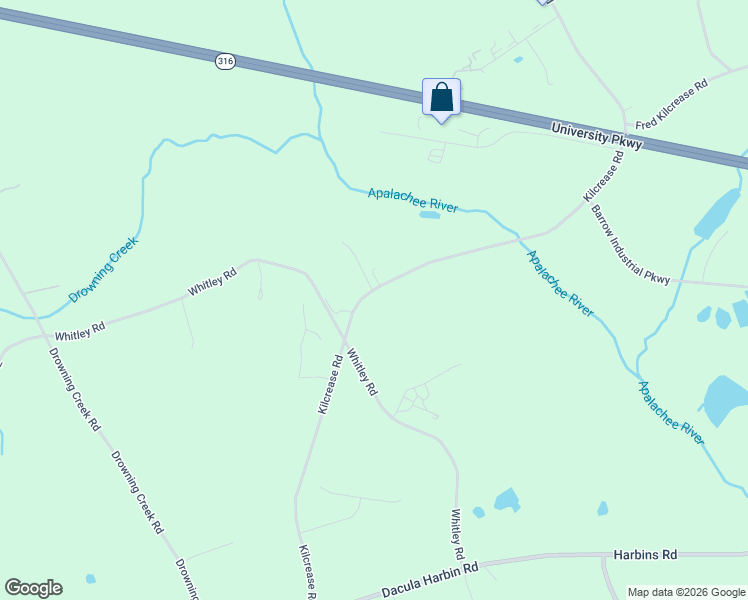 map of restaurants, bars, coffee shops, grocery stores, and more near 1790 Fred Kilcrease Road in Bethlehem