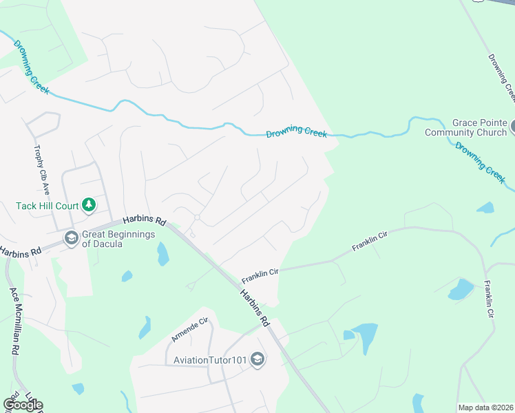 map of restaurants, bars, coffee shops, grocery stores, and more near 2800 Barimore Place in Dacula