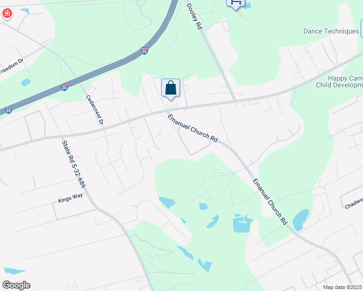 map of restaurants, bars, coffee shops, grocery stores, and more near 130 Pinestraw Circle in Lexington