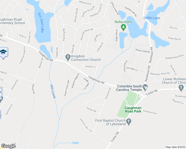 map of restaurants, bars, coffee shops, grocery stores, and more near 2701 Prince Charles Court in Columbia